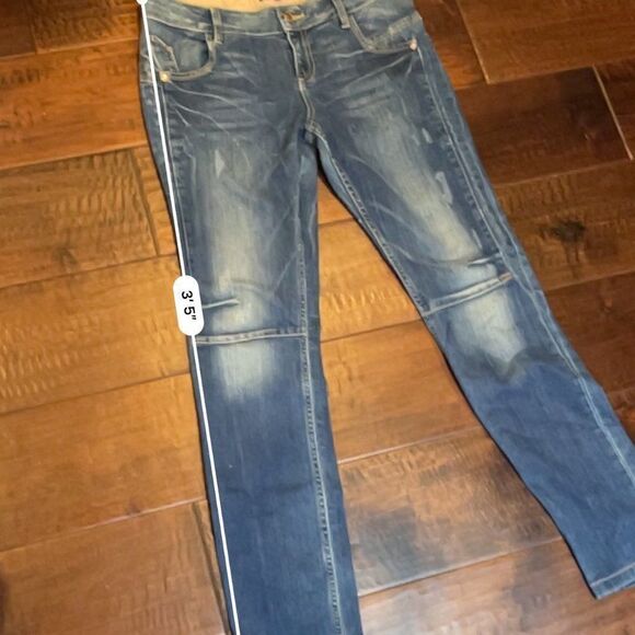 Vintage A.B.S.by Allen Schwartz Womens Blue Stretchy Straight Jeans Size 31 - Picture 12 of 12